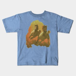 Napoleon Dynamite Galloping Horses Kids T-Shirt